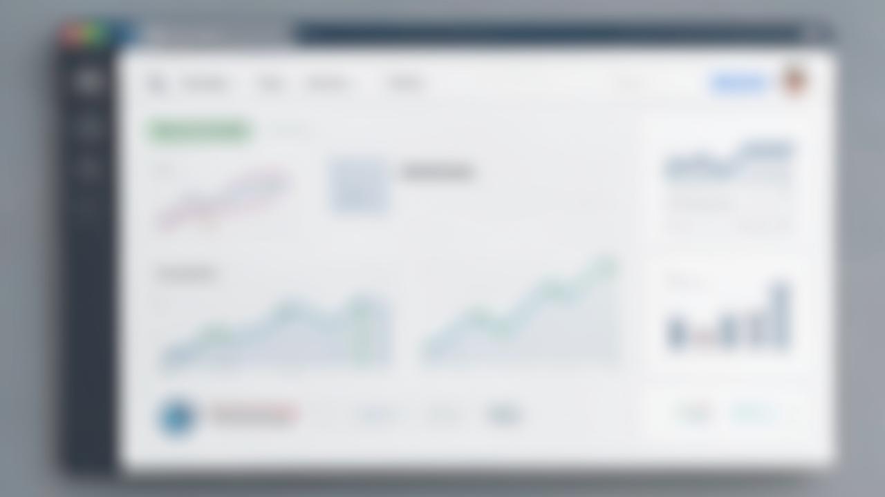 Blurred dashboard collage
